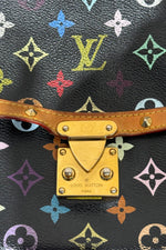 Louis Vuitton Sologne Black Multicolor Monogram Shoulder Bag
