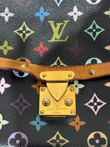 Louis Vuitton Sologne Black Multicolor Monogram Shoulder Bag