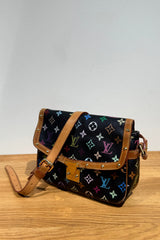Louis Vuitton Sologne Black Multicolor Monogram Shoulder Bag