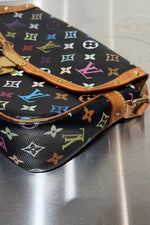 Louis Vuitton Sologne Black Multicolor Monogram Shoulder Bag