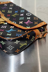 Louis Vuitton Sologne Black Multicolor Monogram Shoulder Bag