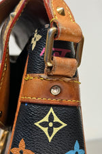 Louis Vuitton Sologne Black Multicolor Monogram Shoulder Bag