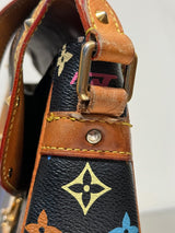 Louis Vuitton Sologne Black Multicolor Monogram Shoulder Bag