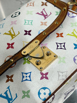 Louis Vuitton Sologne White Multicolor Monogram Shoulder Bag