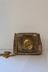 Gucci 1973 Crossbody Python Small Bag