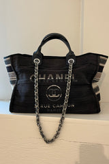 CHANEL Deauville Tote Bag