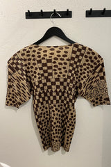 ISSEY MIYAKE PLEATS PLEASE graafinen paita