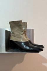 PRADA Two-Tone Ankle Boots