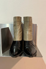 PRADA Two-Tone Ankle Boots