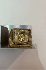 Gucci 1973 Crossbody Python Small Bag