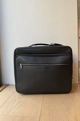 Louis Vuitton All Pilot Case Black Textured Leather