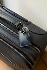 Louis Vuitton All Pilot Case Black Textured Leather