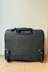Louis Vuitton All Pilot Case Black Textured Leather