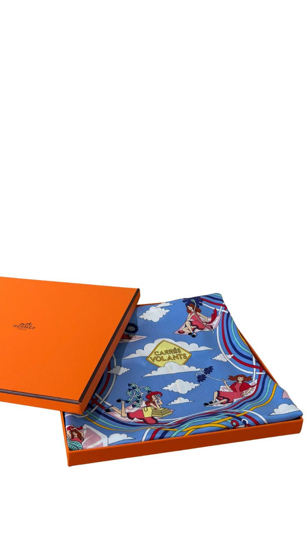 HERMÈS Carres Volants silkkihuivi