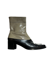 PRADA Two-Tone Ankle Boots