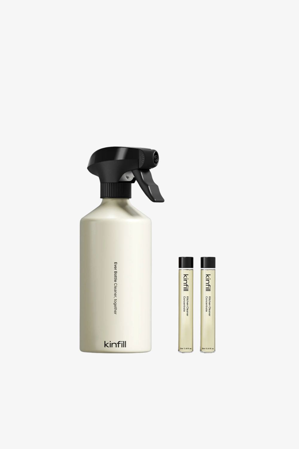Kinfill Keittiönpesuaine & Ever Bottle Suihkepullo